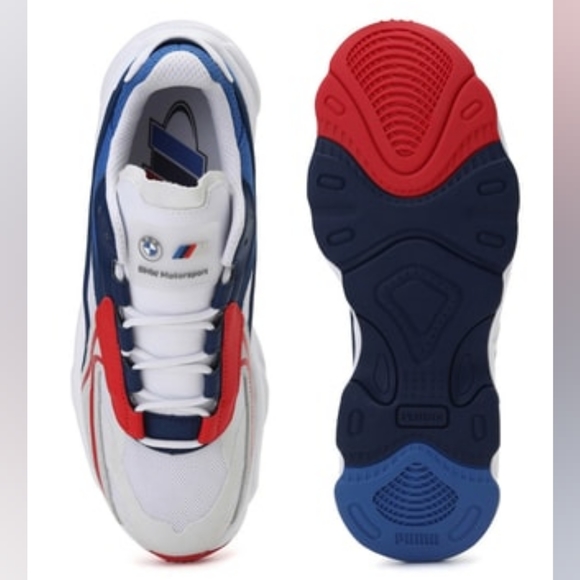PUMA BMW M Motorsport Rs -Connect Men's Trainers White Size 11.5 Style 306941-02 - Picture 10 of 12